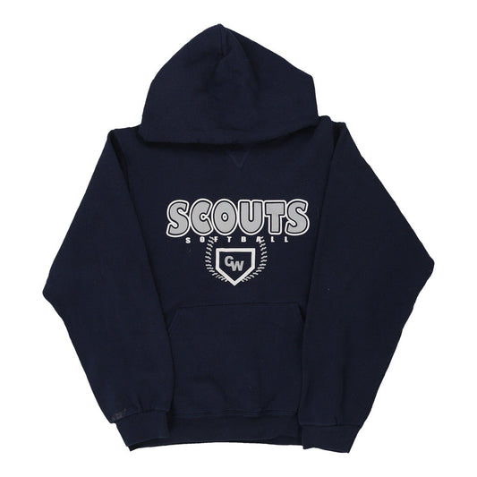 Vintage navy Scouts Baseball Russell Athletic Hoodie - mens small
