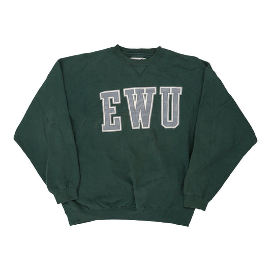Vintage green EWU Gear Sweatshirt - mens x-large