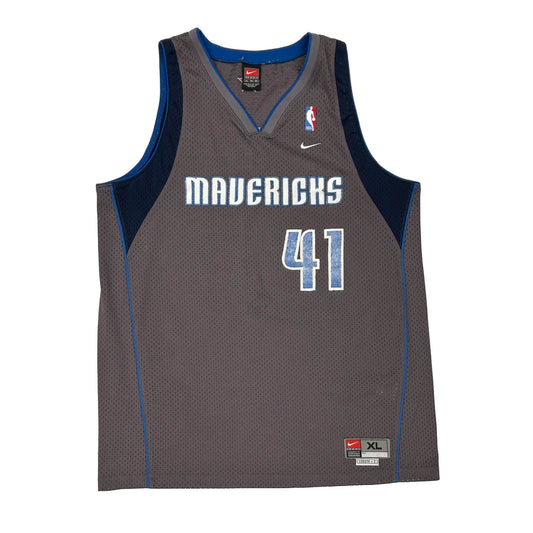 Mavericks Nike Nba Jersey - XL Grey Polyester