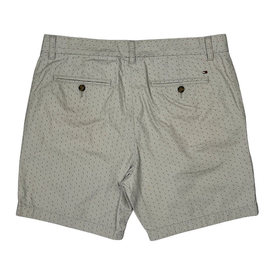 Vintage Tommy Hilfiger Polka Dot Chino Shorts - 36W 8L Beige Cotton
