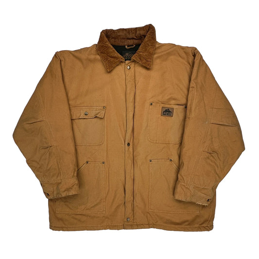 Old Mill Workwear Jacket - 2XL Brown Cotton