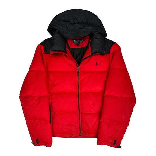 Polo By Ralph Lauren Puffer - Medium Red Polyester