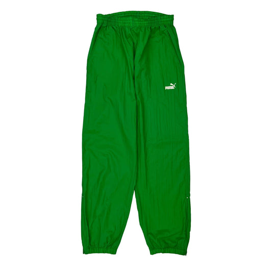 Puma Tracksuit - Small Green Nylon