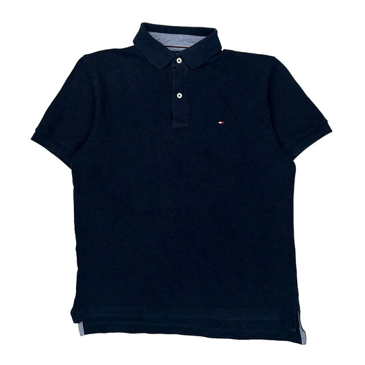 Tommy Hilfiger Polo Shirt - Medium Navy Cotton