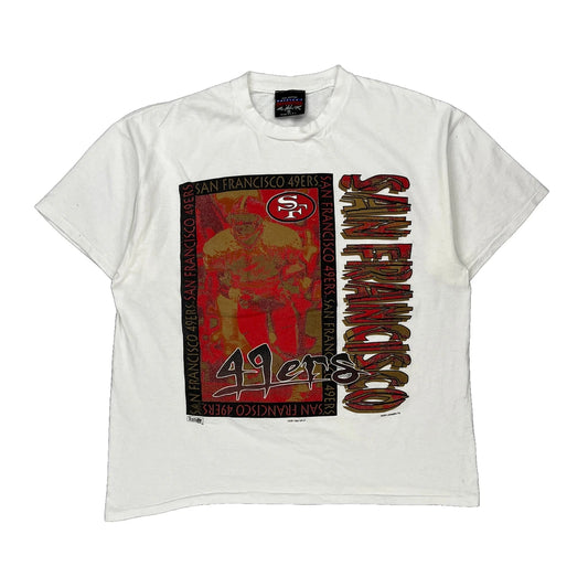 San Francisco 49Ers Americans Favorites Nfl T-Shirt - XL Red Cotton