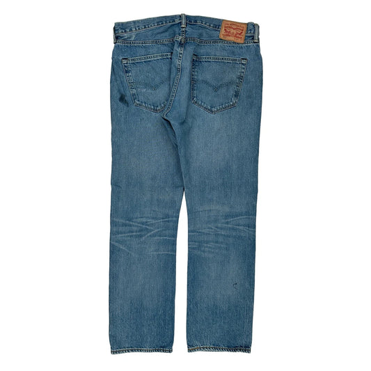 501 Levis Jeans - 36W 32L Blue Cotton