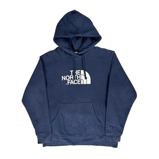 Vintage The North Face Hoodie - Large Blue Cotton