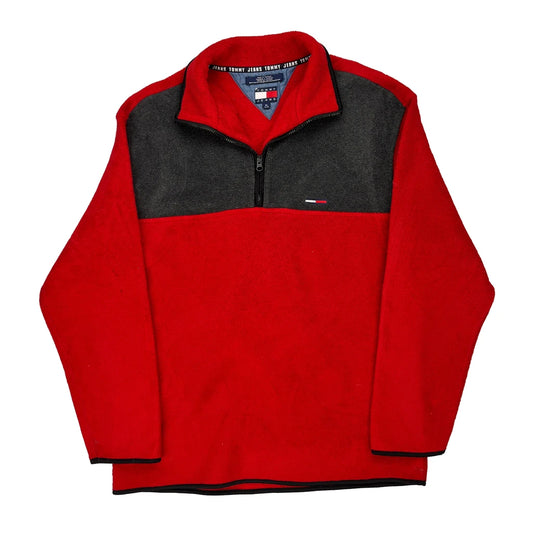 Tommy Jeans Fleece - XL Grey Polyester