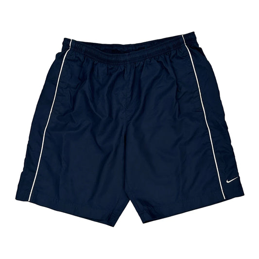 Nike Sport Shorts - Large Navy Polyester