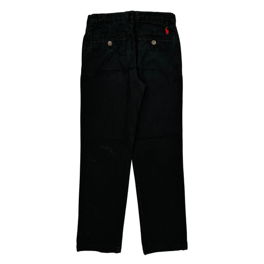 Age 7 Polo By Ralph Lauren Trousers - Small Black Cotton