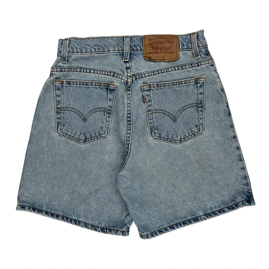 Levis Denim Shorts - 27W UK 8 Light Wash Cotton