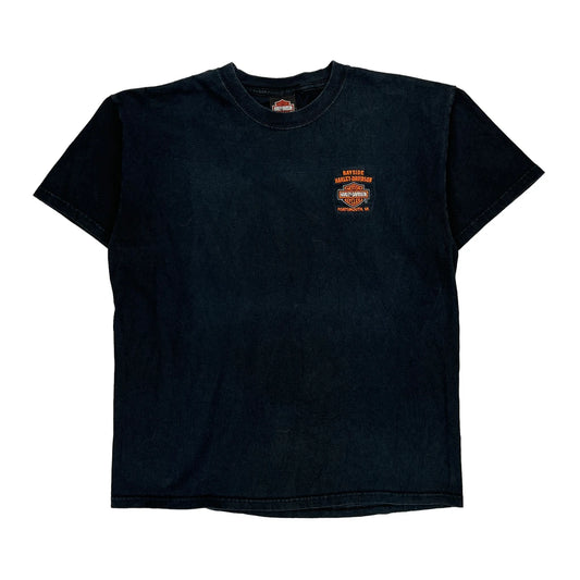 Bayside Harley-Davidson Harley Davidson T-Shirt - Large Black Cotton