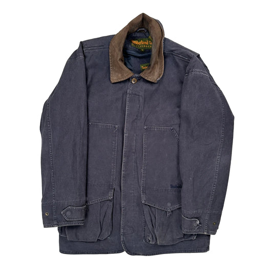 Timberland Jacket - Small Blue Cotton