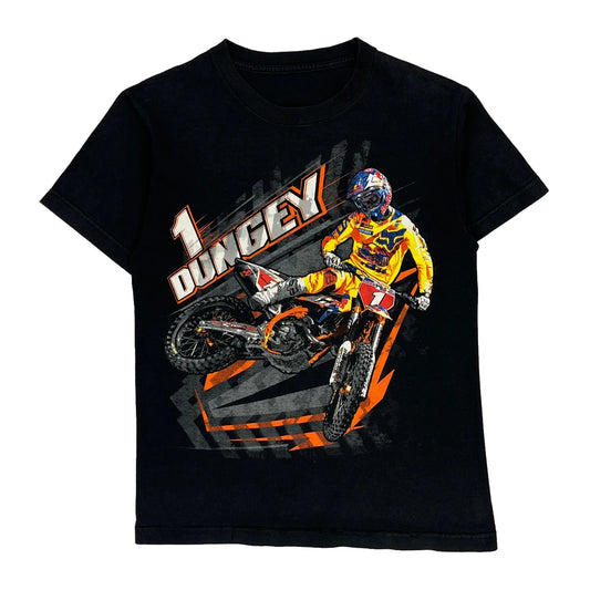 Dungey Unbranded Graphic T-Shirt - Small Black Cotton