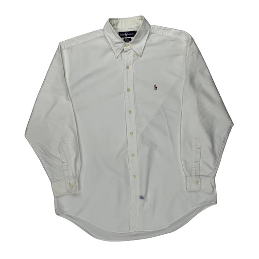 Ralph Lauren Shirt - Large White Cotton