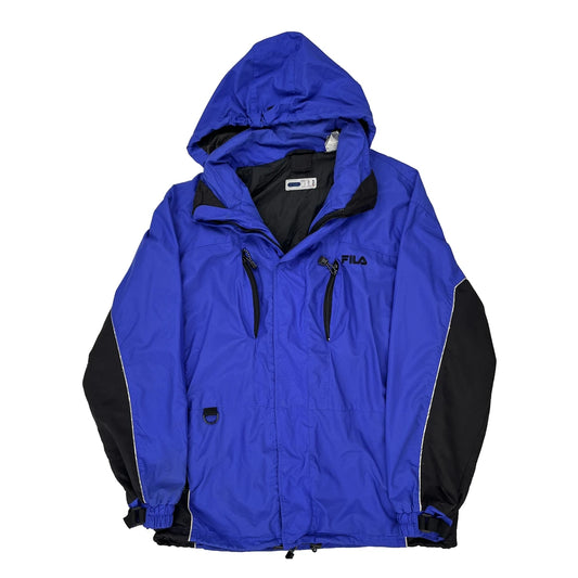 Fila Waterproof Jacket - XL Black Nylon