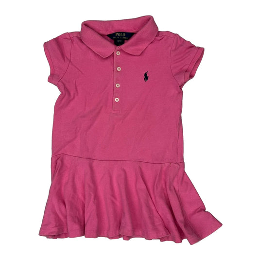 Age 2-3 Polo By Ralph Lauren Dress - XS Pink Cotton
