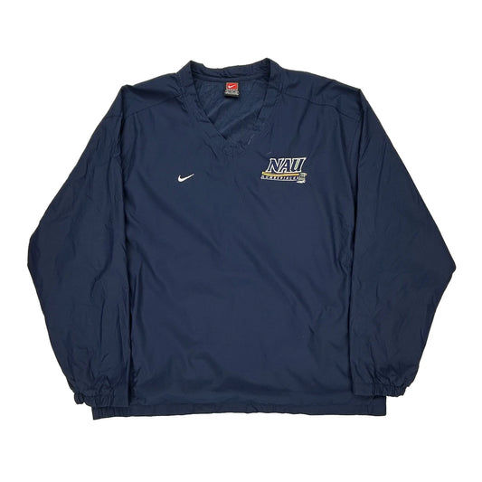 Nau Lumberjacks Nike Windbreaker - XL Navy Polyester