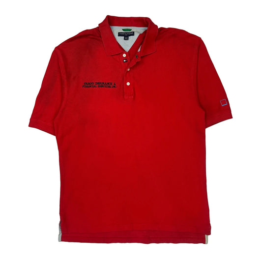 Vintage Tommy Hilfiger Polo Shirt - XL Red Cotton