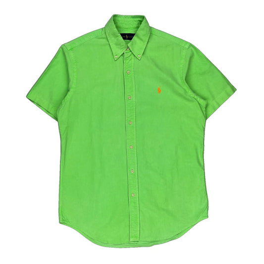 Ralph Lauren Short Sleeve Shirt - Small Green Cotton