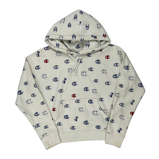 Reverse Weave Champion Hoodie - Medium Cream Cotton