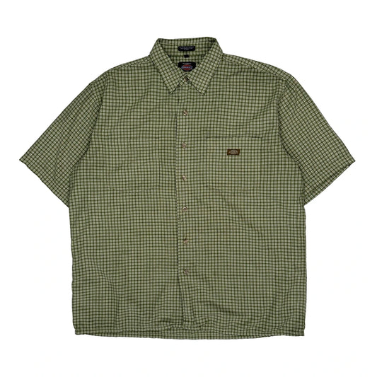 Dickies Shirt - XL Green Cotton Blend