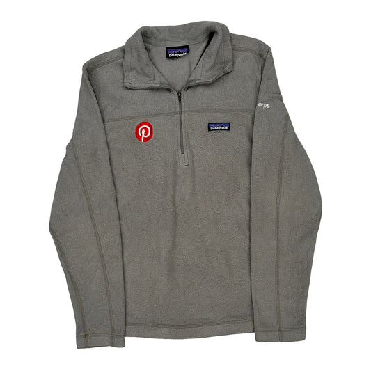 Pinterest Logo Patagonia Fleece - Small Grey Polyester