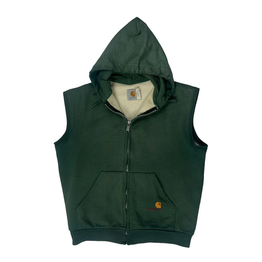 Vintage Carhartt Gilet - Large Green Cotton Blend