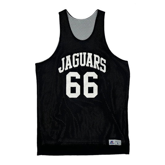 Vintage Jaguars Russell Athletic Football Jersey - Large Black Polyester