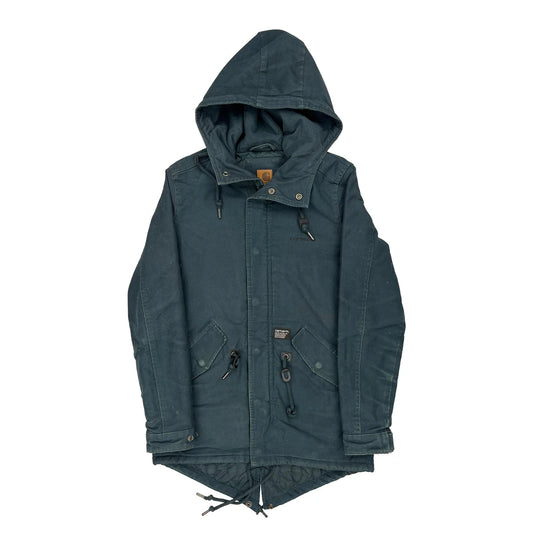 Carhartt Mdn Parka - XS Blue Cotton