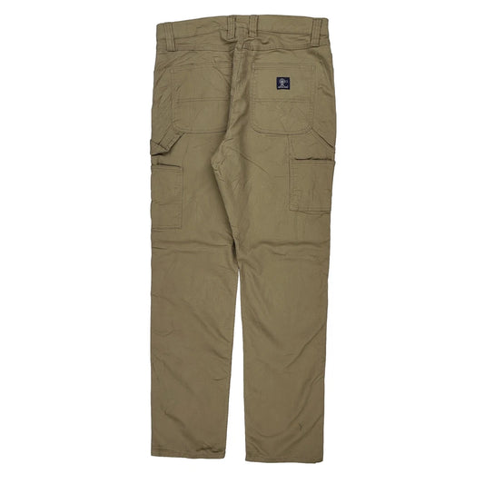 Vintage Dockers Cargo Trousers - 36W 34L Khaki Cotton Blend
