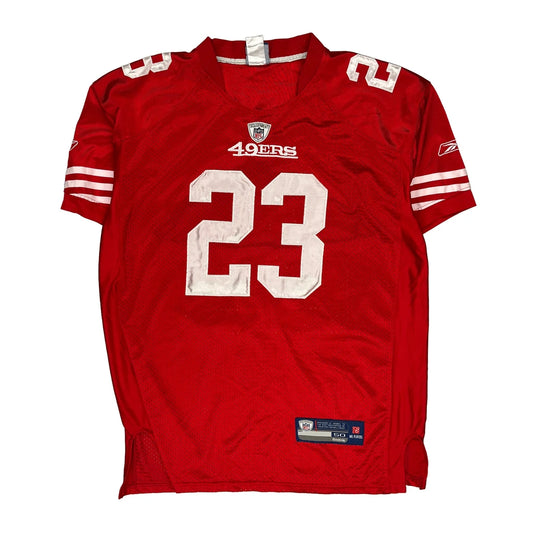 49Ers Reebok Football Jersey - XL Red Polyester