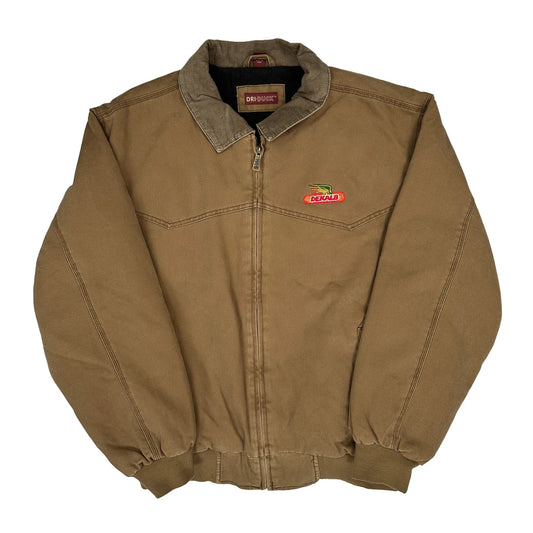 Dri-Duck Workwear Bomber Jacket - XL Brown Cotton