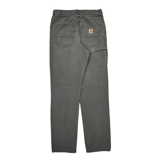 Carhartt Carpenter Trousers - 30W 34L Grey Cotton