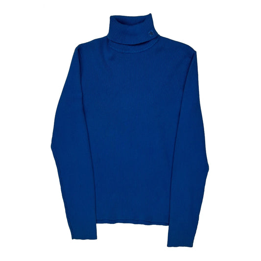 Ralph Lauren Jumper - Large Blue Cotton