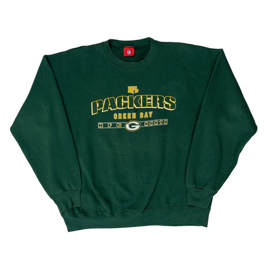 Green Bay Packers Nfl Graphic Sweatshirt - XL Green Cotton Blend