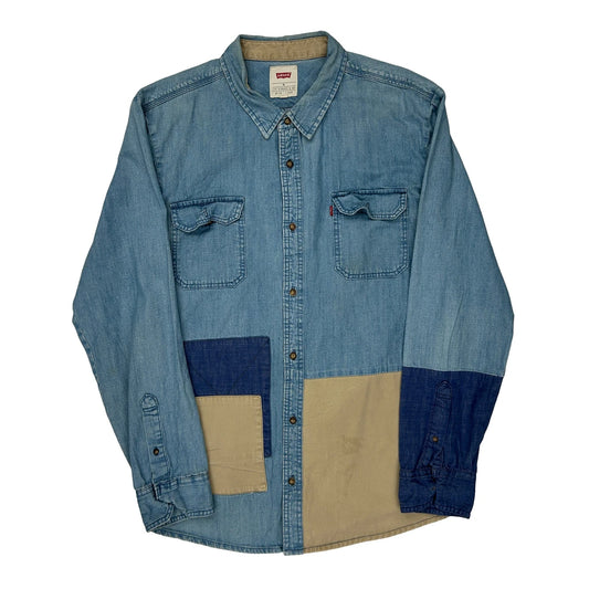 Levis Denim Shirt - XL Blue Cotton