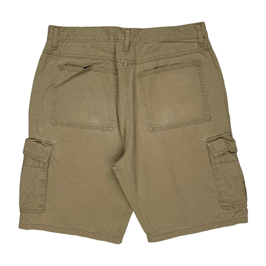 Wrangler Cargo Cargo Shorts - 32W 10L Khaki Cotton