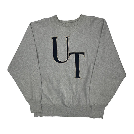 Reverse Weave Champion College Sweatshirt - XL Grey Cotton