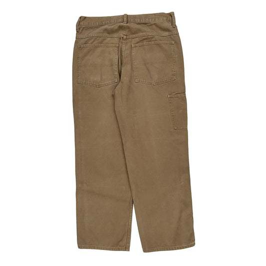 Gap Double Knee Carpenter Trousers - 32W 29L Brown Cotton