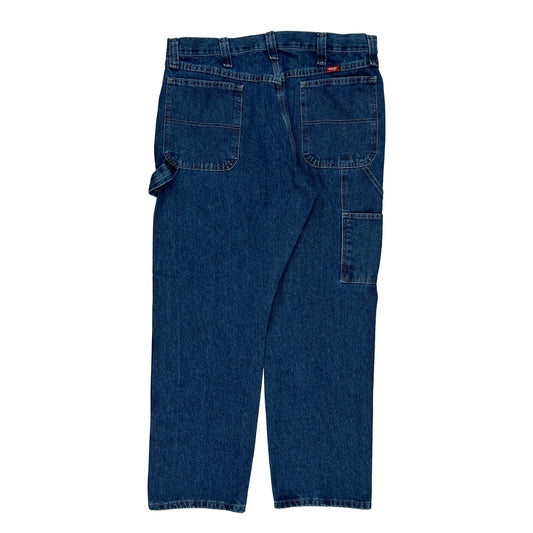 Wrangler Carpenter Jeans - 38W 31L Blue Cotton Blend