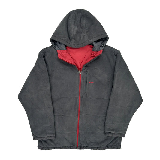 Nike Reversible Jacket - Large Black Polyester