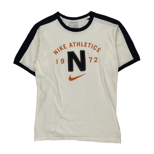 Nike T-Shirt - Large White Cotton