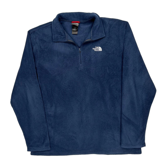 The North Face Fleece - Large Blue Polyester