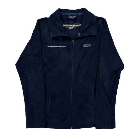 Mass General Brigham Patagonia Fleece Jacket - Medium Navy Polyester