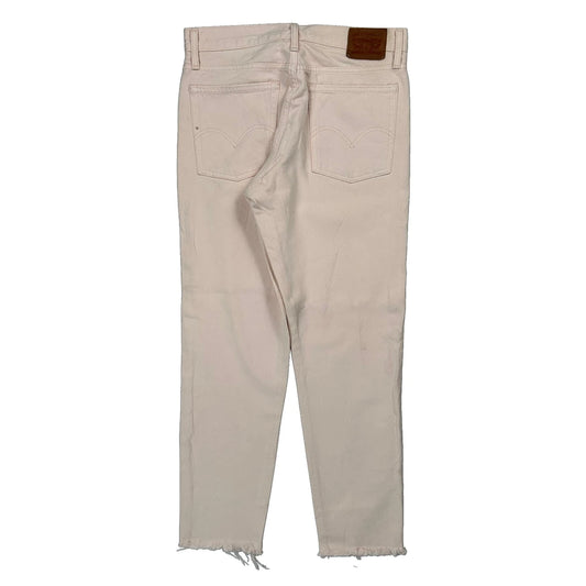 Vintage Levis Skinny Jeans - 30W UK 10 Pink Cotton