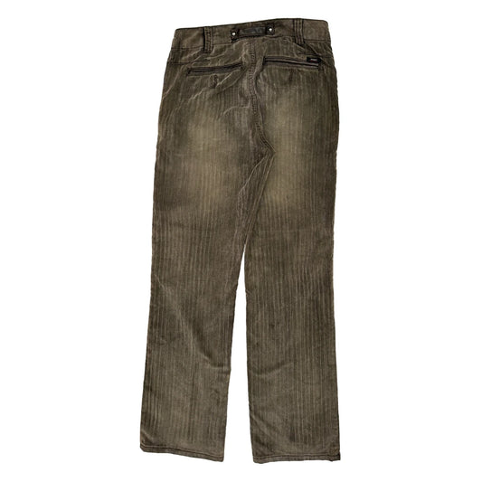 Guess Trousers - 32W 32L Brown Cotton