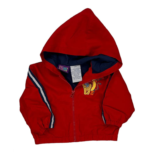 Age 6-9 Months Disney Cartoon Jacket - 3XS Red Polyester