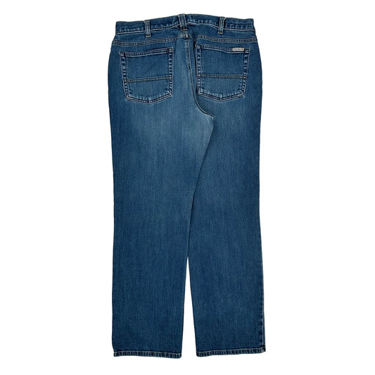 Original Fit Carhartt Jeans - 32W UK 12 Blue Cotton Blend