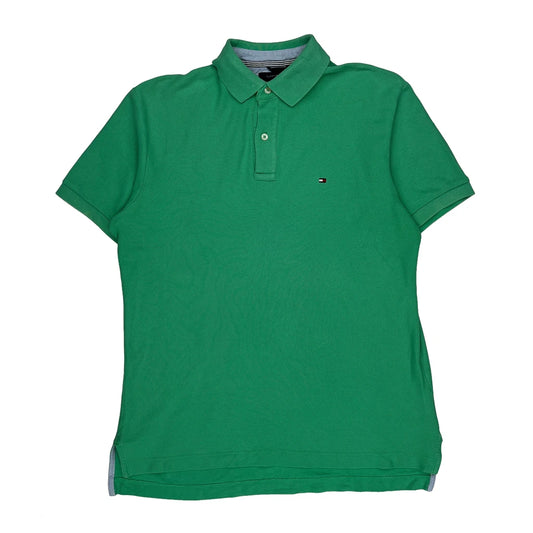 Tommy Hilfiger Polo Shirt - Medium Green Cotton